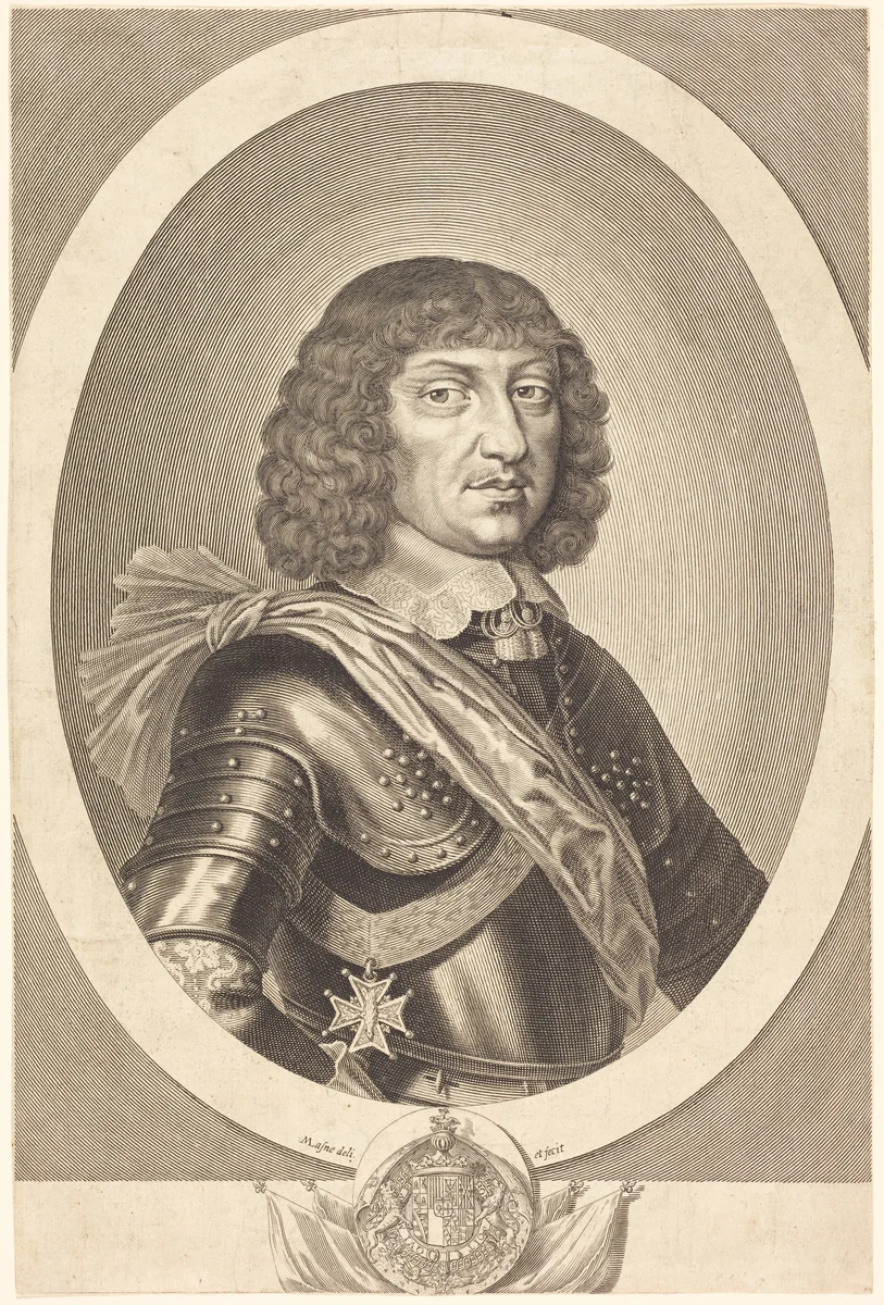 Jean Saint Bonnet de Toiras by Michel Lasne, print, 1590-1667