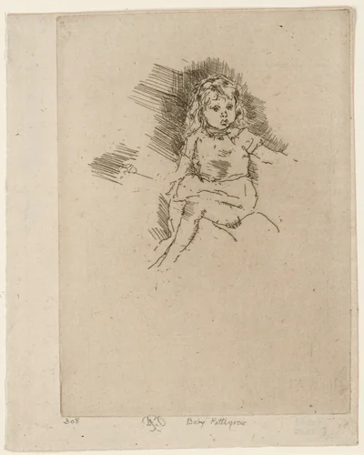 Baby Pettigrew by James McNeill Whistler, print, 1887