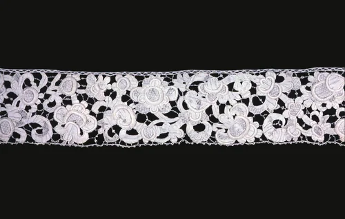 Border by Europe, textile, 1650-1700