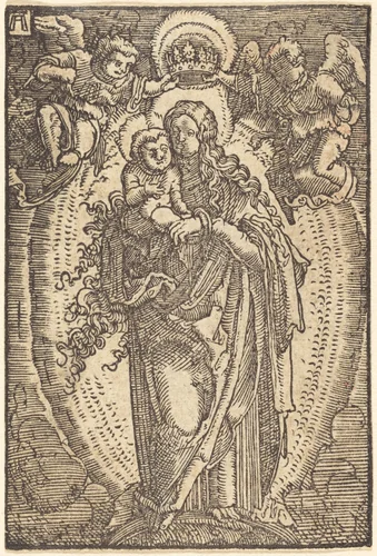 The Virgin and Child on a Crescent by Albrecht Altdorfer, print, 1513