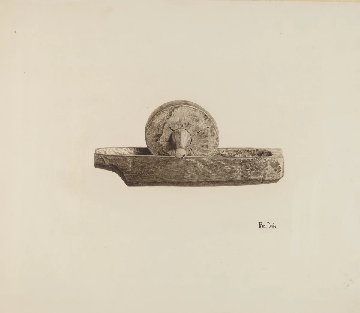 Coffee Grinder by Pearl Davis, index of american design, 1941