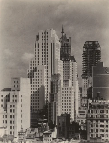 From My Window at An American Place, North by Alfred Stieglitz, photograph, 1930