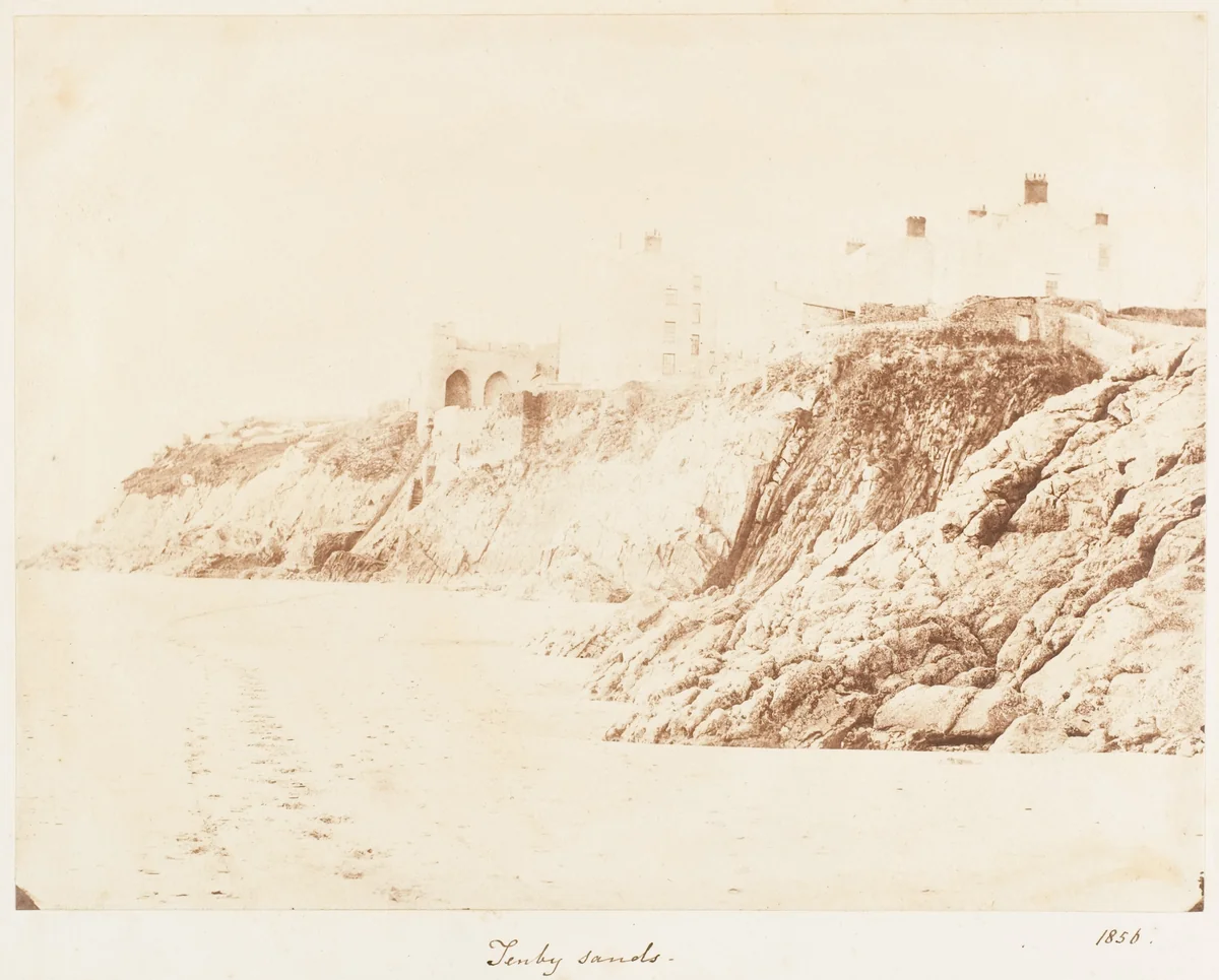 Tenby Sands by John Dillwyn Llewelyn, photograph, 1856