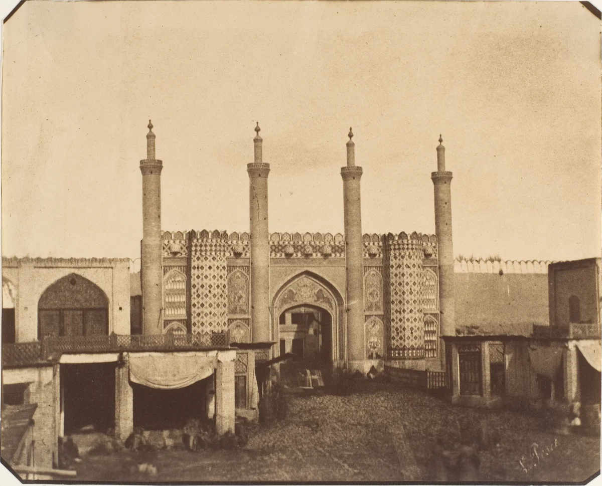 [The New Gate, Teheran] by Luigi Pesce, photograph, 1850-1859