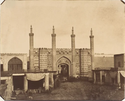 [The New Gate, Teheran] by Luigi Pesce, photograph, 1850-1859