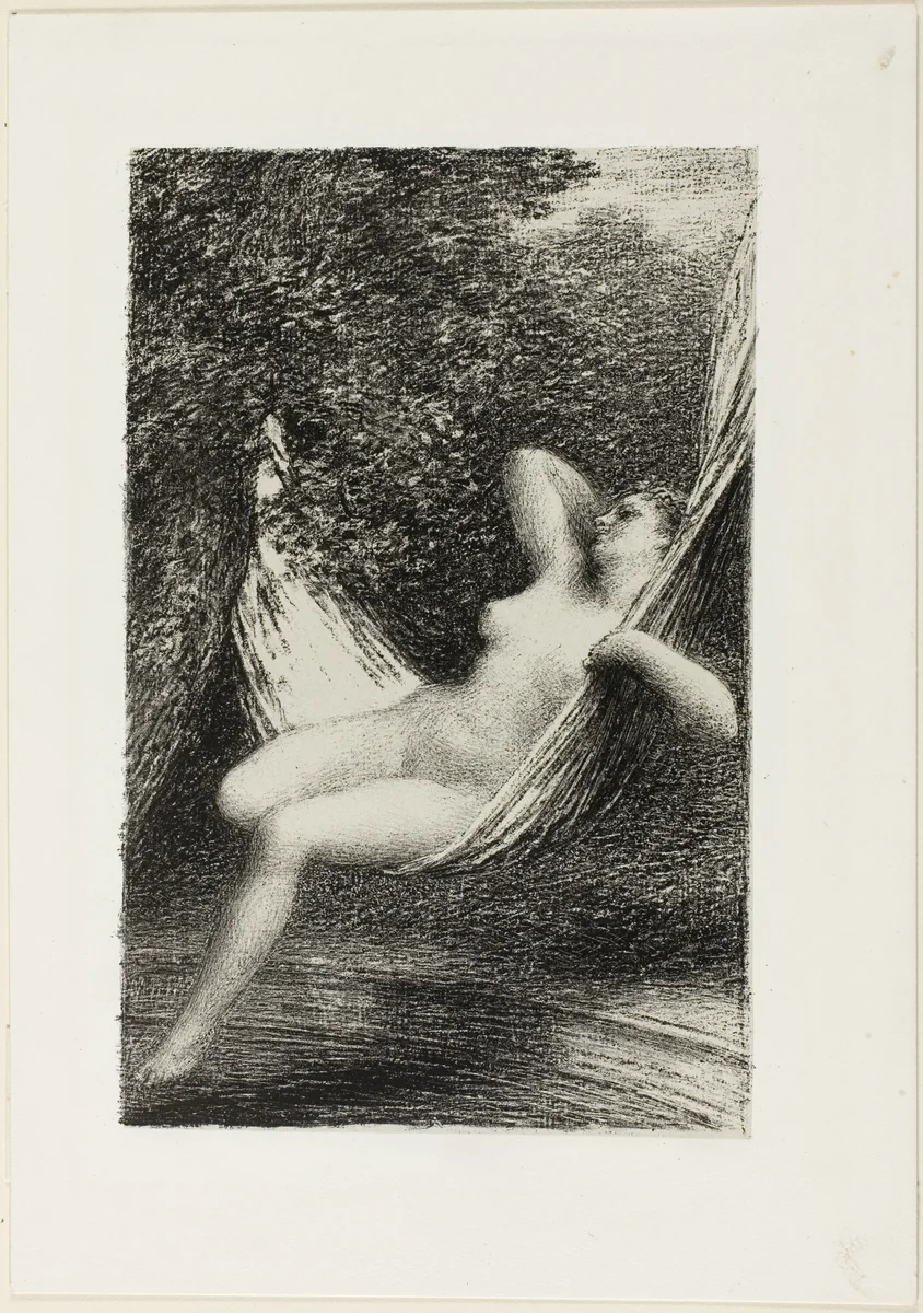 Sara the Bather by Henri Fantin-Latour, print, 1885