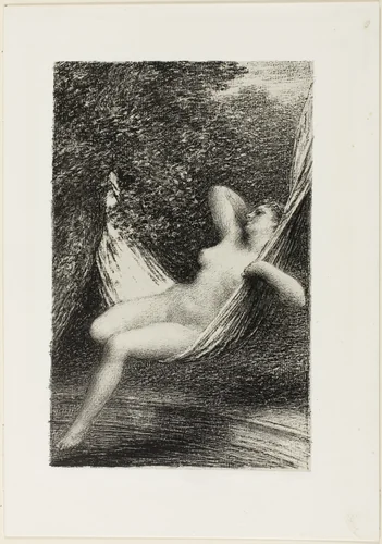 Sara the Bather by Henri Fantin-Latour, print, 1885