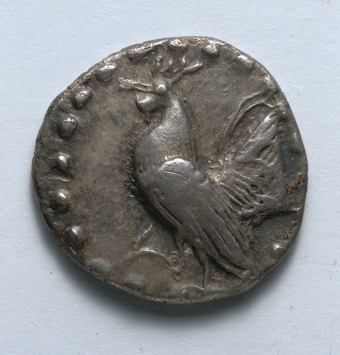 Drachm: Rooster (obverse) by Unknown, metalwork, -535--478