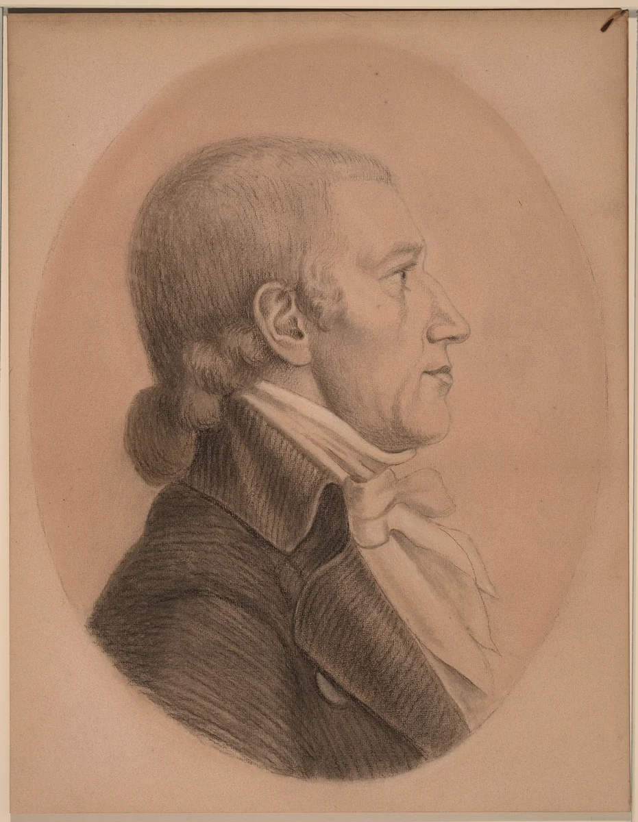 Daniel Kemper by Charles B. J. Févret de Saint-Mémin, drawing, 1800-1899