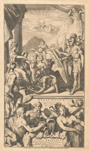Title Page for “Atlas Novus (New Atlas)” by Romeyn de Hooghe, print, 1700-1730
