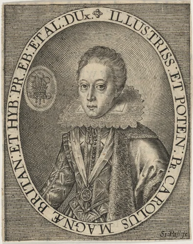 Charles I, King of England as Duke of York by Simon van de Passe, print, 1616