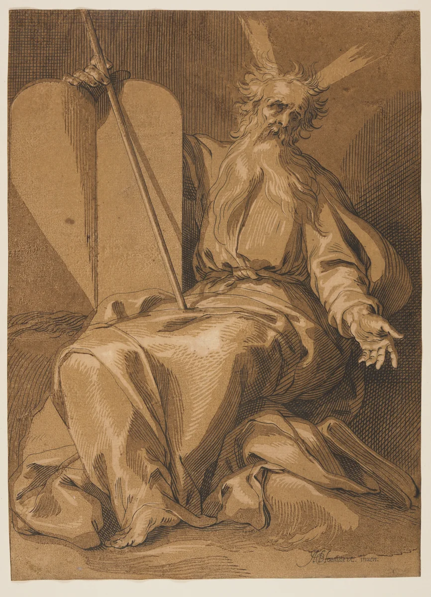 Moses by Frederik Bloemaert, print, 1650