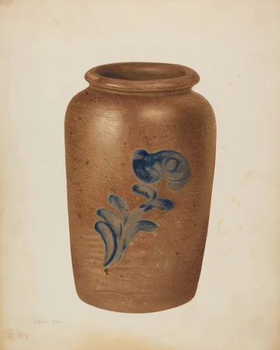 Jar by Dorothy Dwin, index of american design, 1940