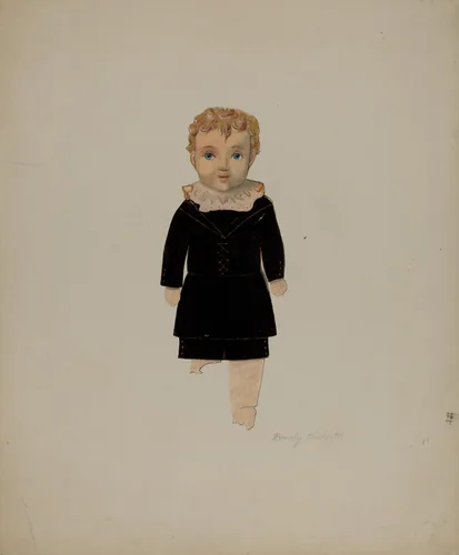 Paper Doll (Boy) by Beverly Chichester, index of american design, 1937