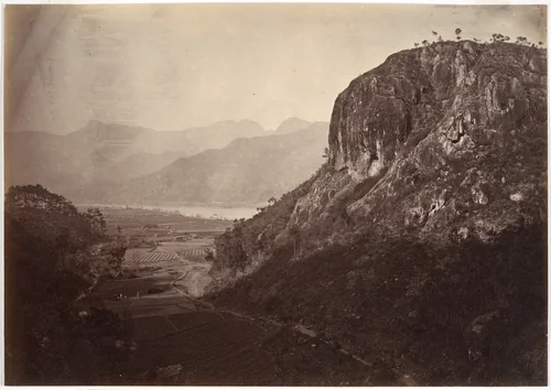 Yuen-foo River, View from the Hill by Lai Afong, photograph, 1869