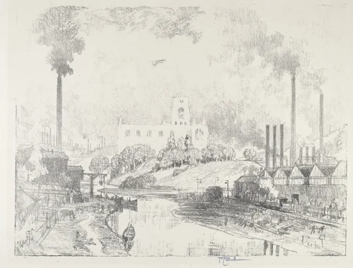 Peace and War by Joseph Pennell, print, 1916