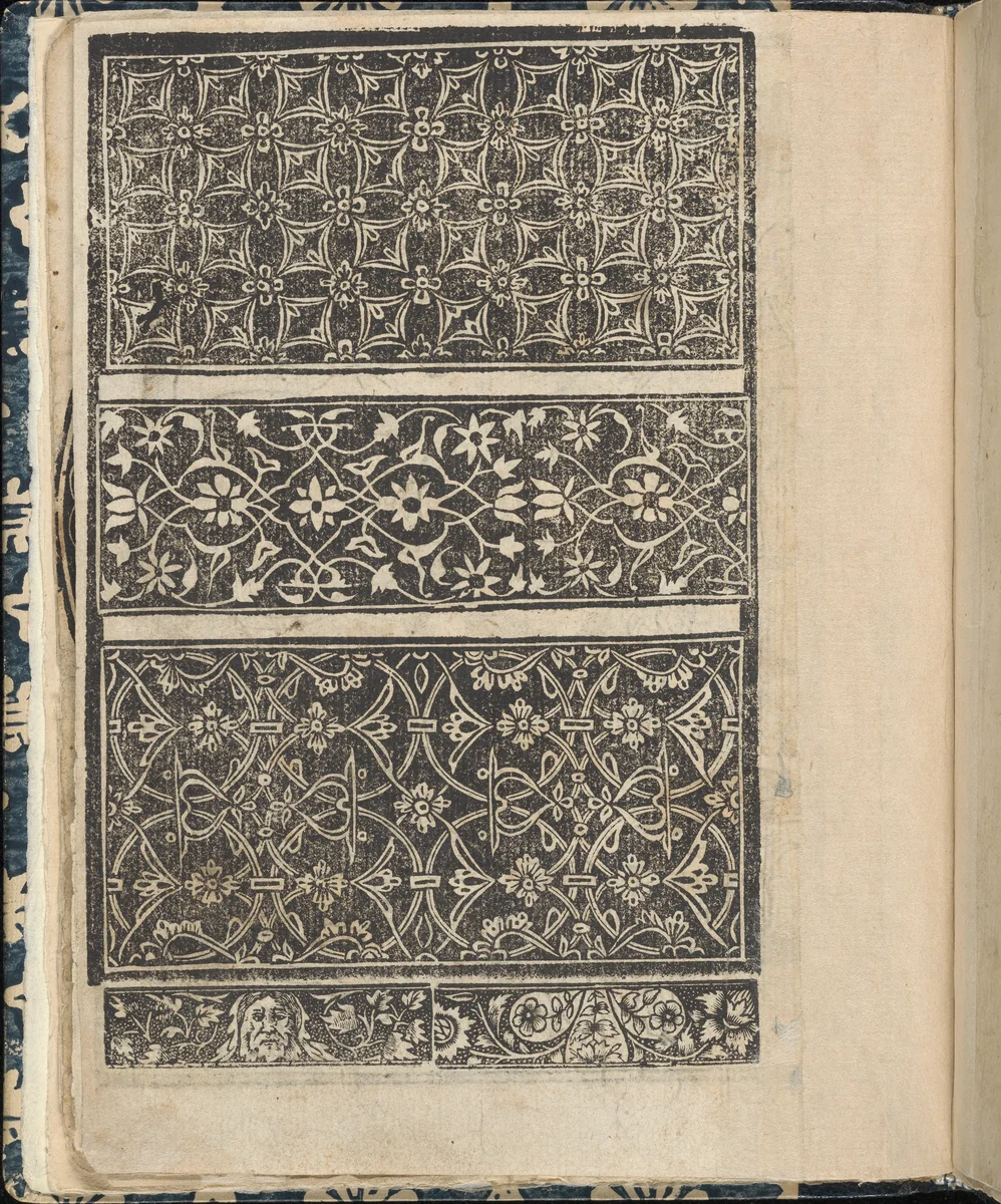 Essempio di recammi, page 13 (verso) by Giovanni Antonio Tagliente, book, 1530