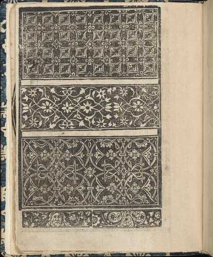 Essempio di recammi, page 13 (verso) by Giovanni Antonio Tagliente, book, 1530