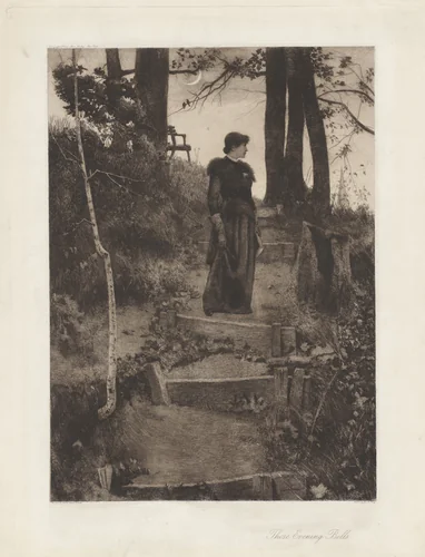 Those Evening Bells by James S. King, print, 1887