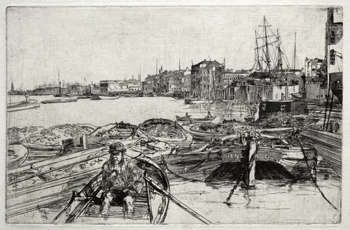 The Pool by James McNeill Whistler, print, 1859