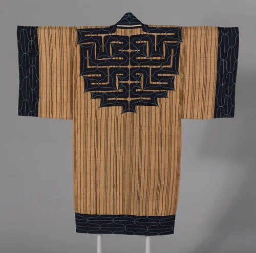 "Attus" Amip (Man's Coat) by Ainu, textile, 1850-1870