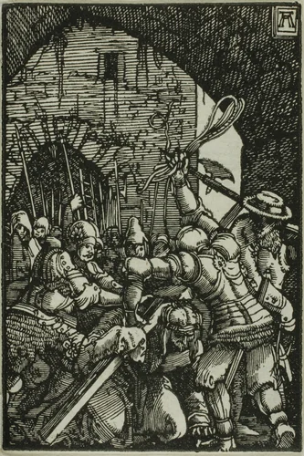 Bearing of the Cross, from The Fall and Redemption of Man by Albrecht Altdorfer, print, 1510-1518