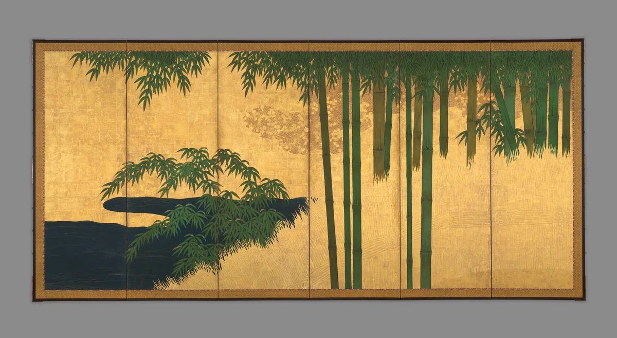 Bamboo Grove by Unidentified Artist, painting, 1636-1699