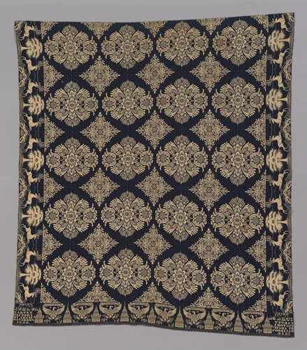 Coverlet by Archibald Davidson, textile, 1838