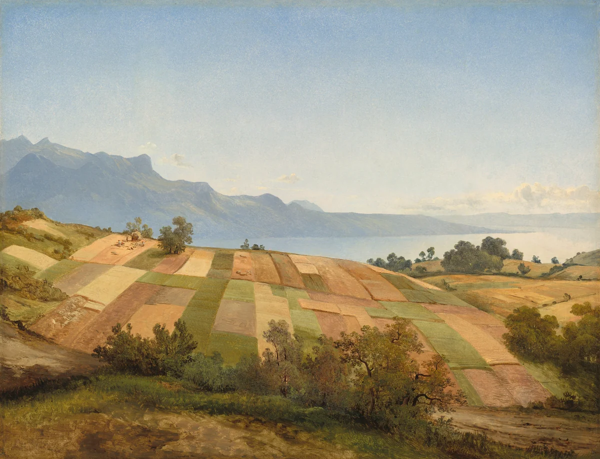 Swiss Landscape by Alexandre Calame, painting, 1830