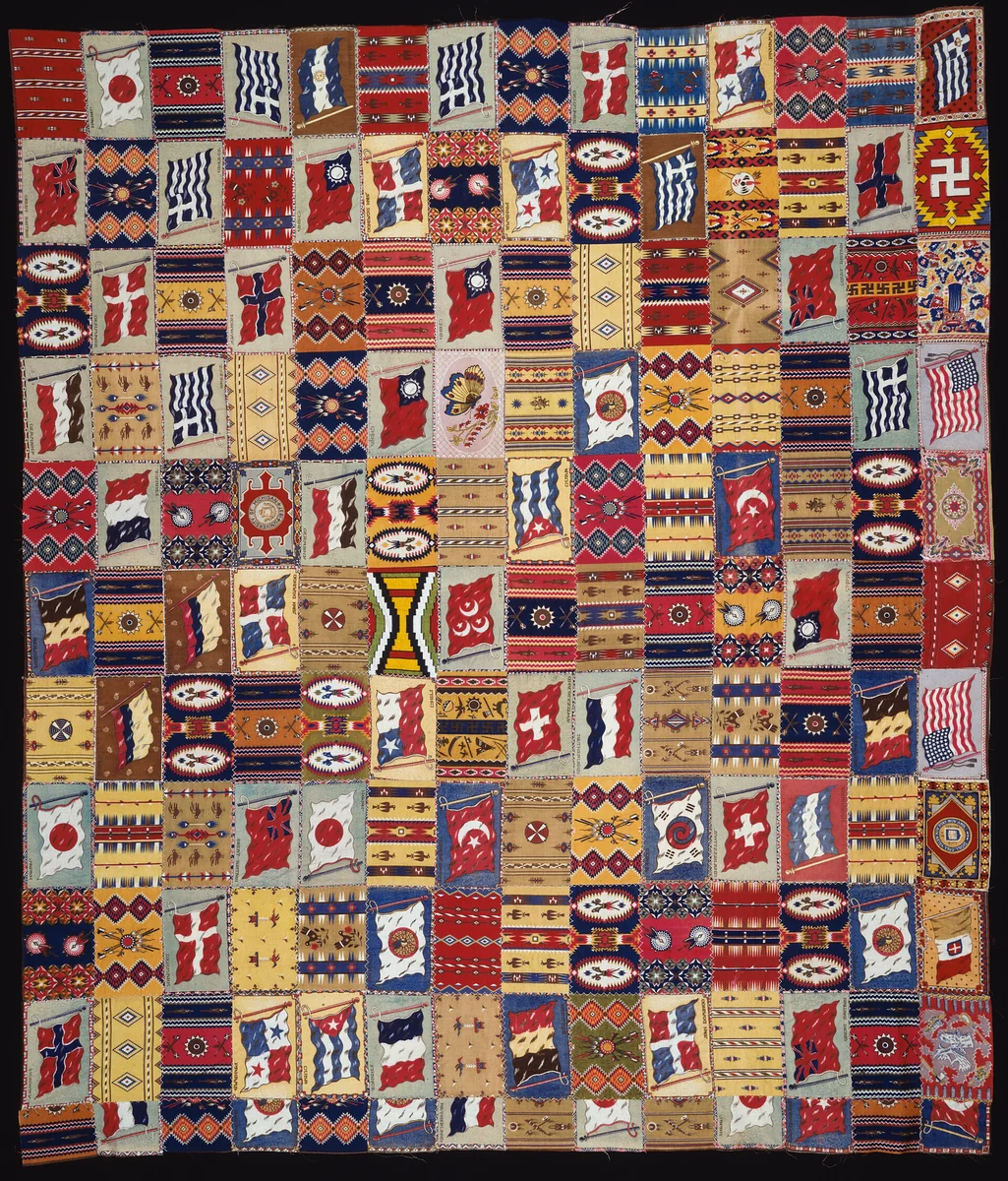 Quilt Top by United States, textile, 1900-1920