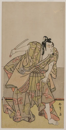 Ichikawa Monnosuke II as Soga no Goro by Katsukawa Shunshô (勝川春章), print, 1777-1779