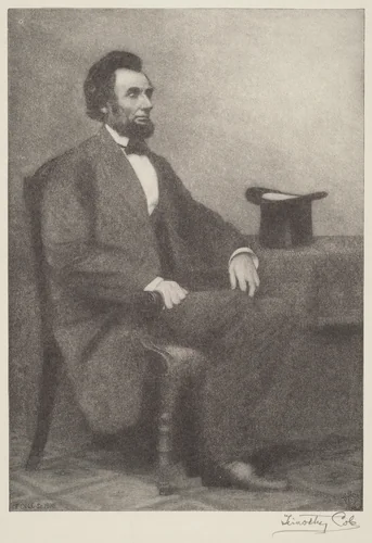 Abraham Lincoln by Timothy Cole, print, 1919