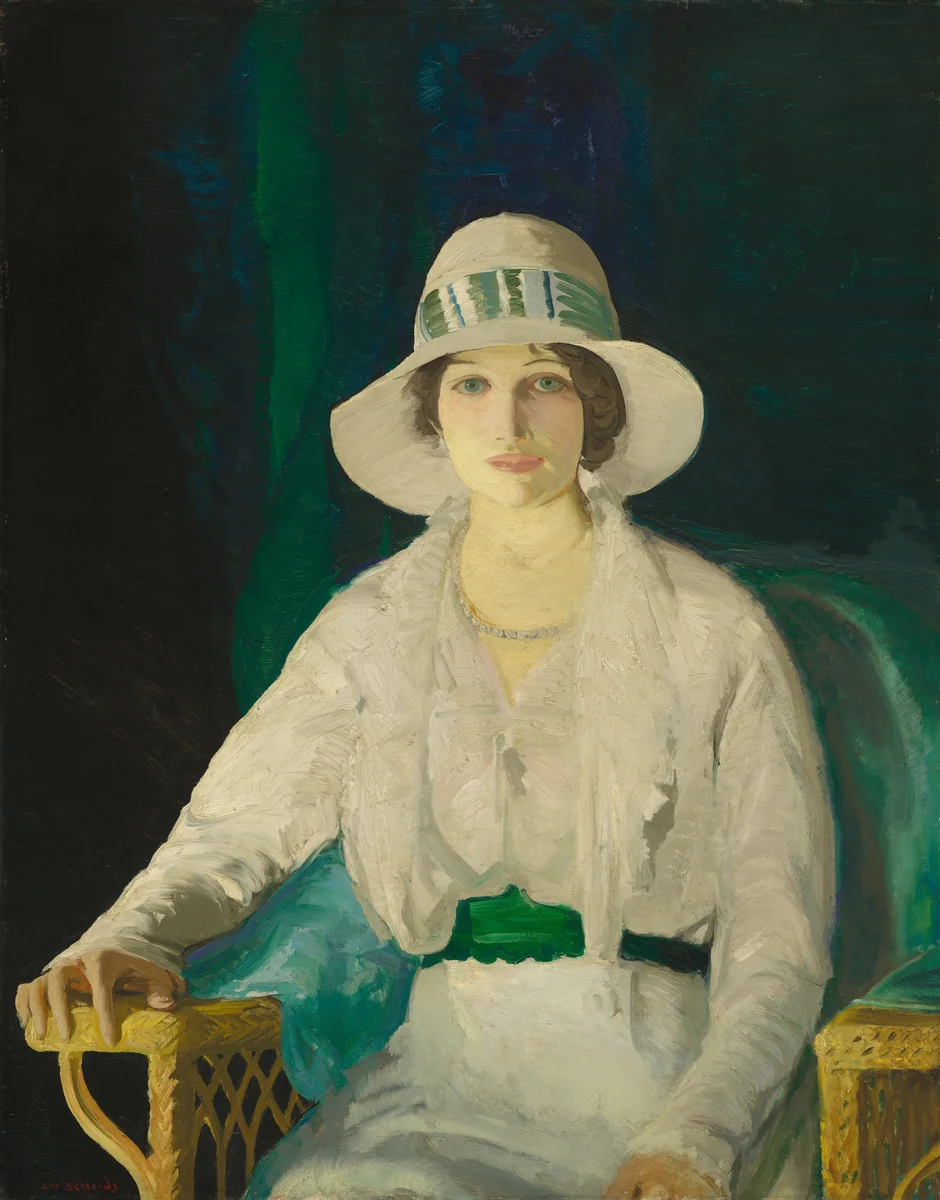 Florence Sittenham Davey (Mrs. Randall Davey) by George Bellows, painting, 1914