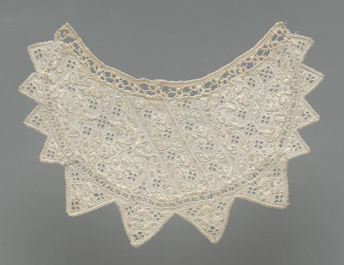 Pair of Cuffs by Italy, textile, 1525-1550