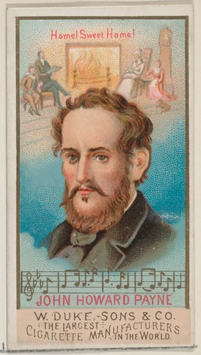 John Howard Payne, from the series Great Americans (N76) for Duke brand cigarettes by W. Duke, Sons & Co., print, 1888