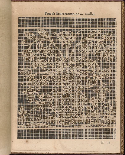 La Pratique de l'Aiguille, page 29 (recto) by Matthias Mignerak, book, 1605