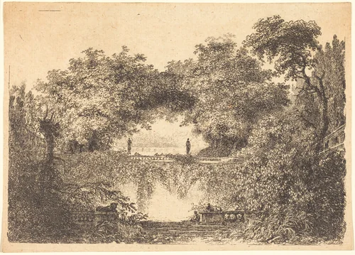 Le Petit Parc by Jean Honoré Fragonard, print, 1763-1765