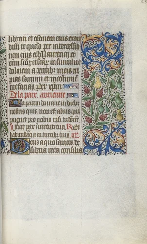 Book of Hours (Use of Rouen): fol. 55r by Master of the Geneva Latini, book, 1465-1475