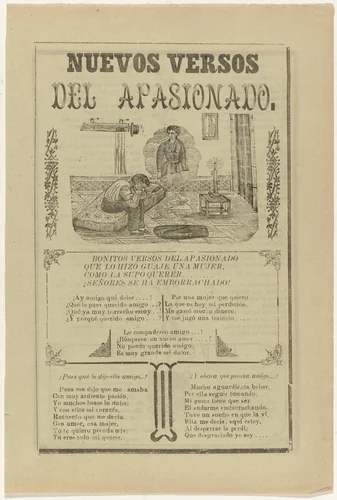 New Verses of the Passionate (Nuevos versos del apasionada) by José Guadalupe Posada, print, 1911