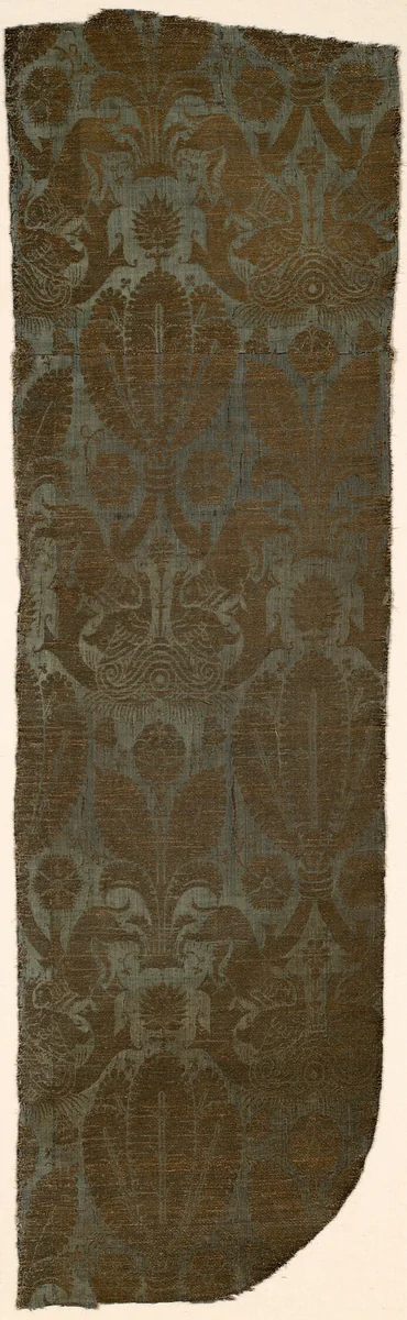 Fragment by Italy, textile, 1301-1400