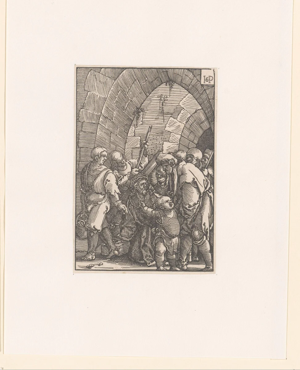 Kruisdraging by anonymous, print, 1521