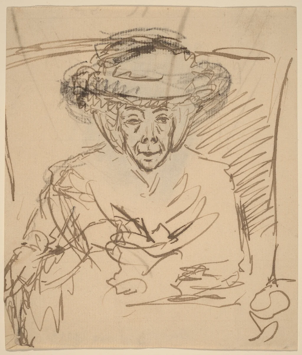 Countess of Huntingdon by Benjamin West, drawing, 1750-1820