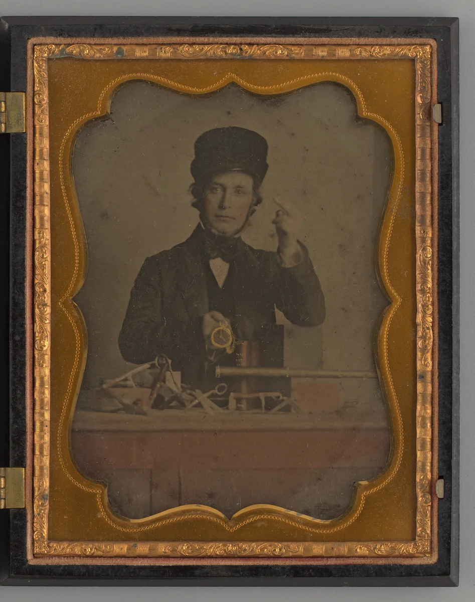 Untitled (Portrait of a Man) by Unknown maker, other, 1865