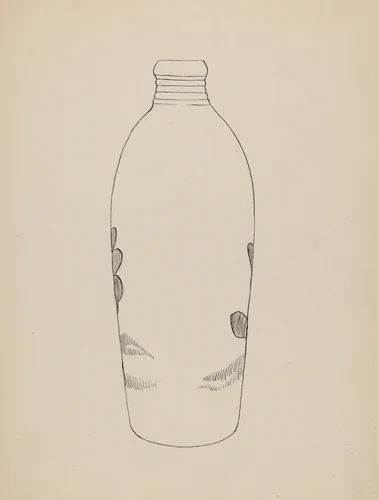 Flask by John Tarantino, index of american design, 1939