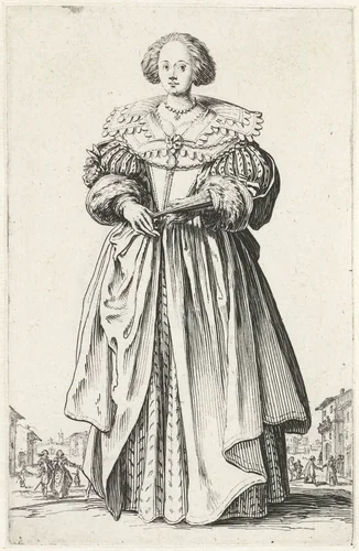 La Noblesse de Lorraine (De adel van Lotharingen) by Jacques Callot, print, 1620-1623