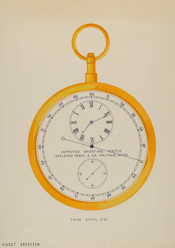 Sporting Watch by Harry Aberdeen, index of american design, 1936