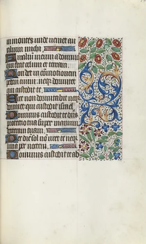 Book of Hours (Use of Rouen): fol. 105r by Master of the Geneva Latini, book, 1465-1475