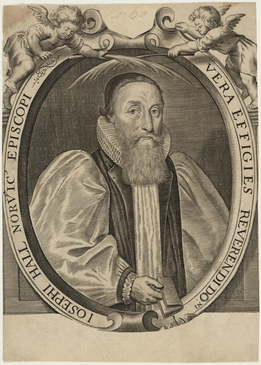 Joseph Hall, Bishop of Norwich by Crispyn van den Queboorn, print, 1604-1652