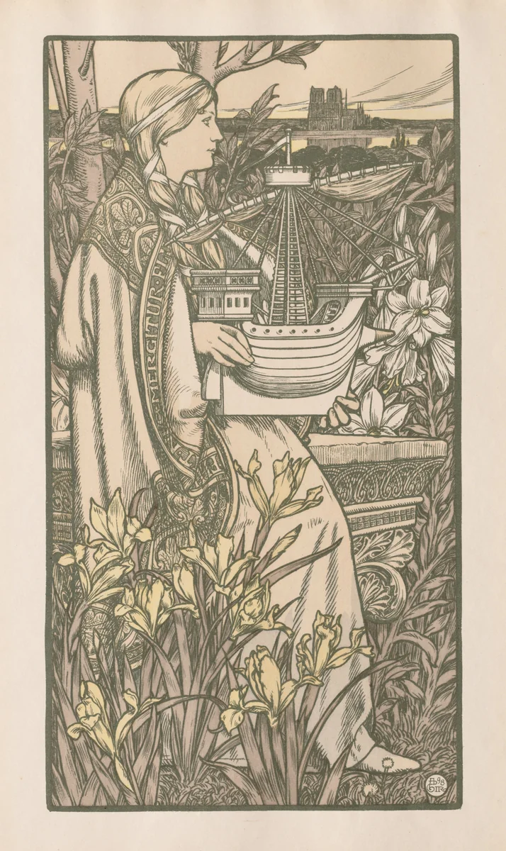 Lutèce by Adolphe Giraldon, print, 1898