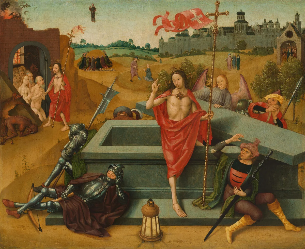 Resurrection of Christ by Unknown, painting, 1485-1500